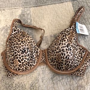 Leopard print bra